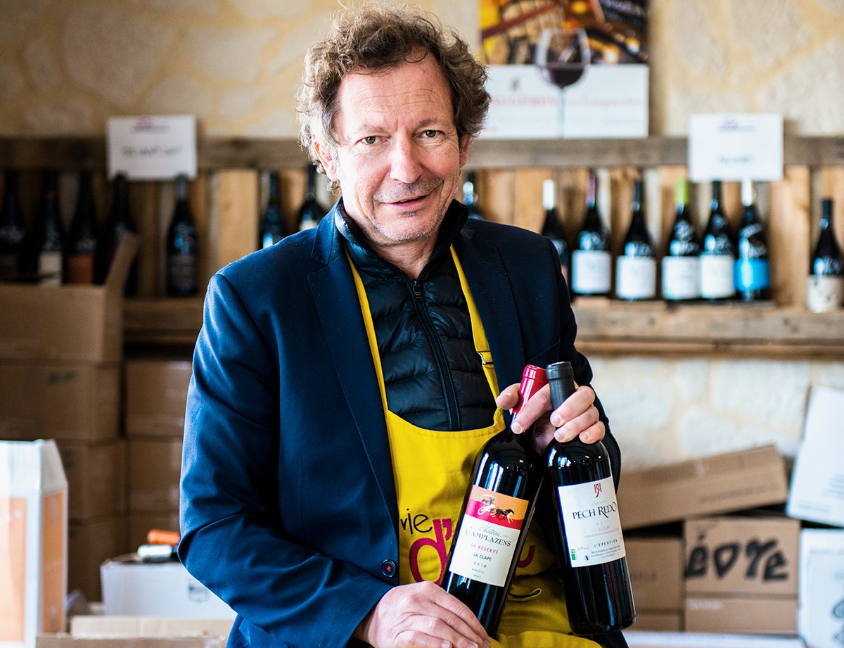 Boron jean michel, maitre caviste à narbonne et Gruissan, créateur de Vie d'Oc.com